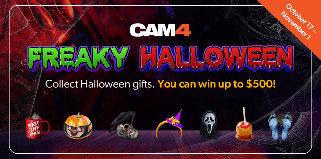 CAM4 Freaky Halloween Gift Contest