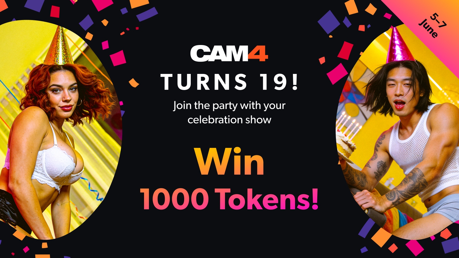CAM4 19th Birthday Bash