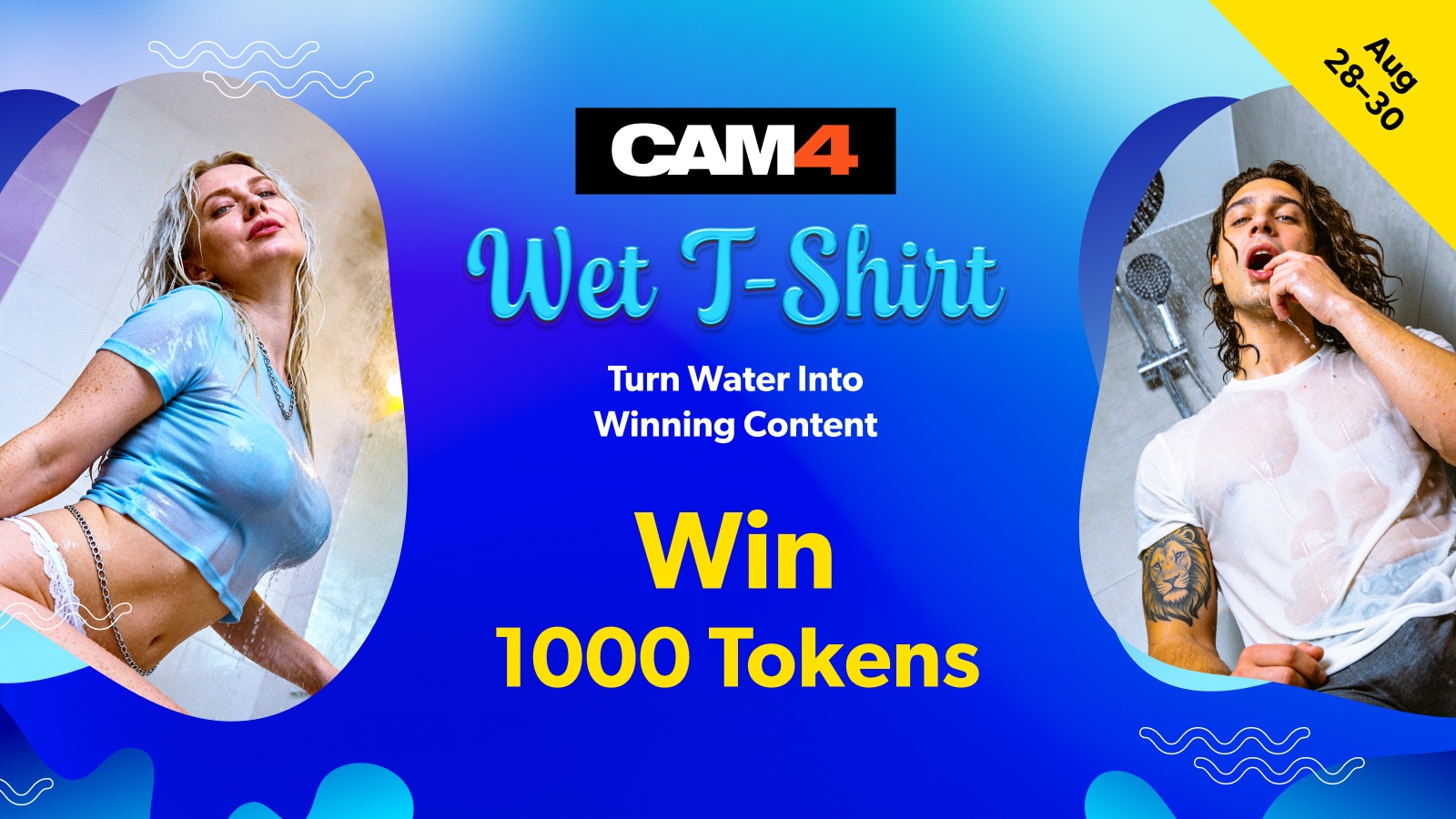 Wet T-Shirt Contest on CAM4