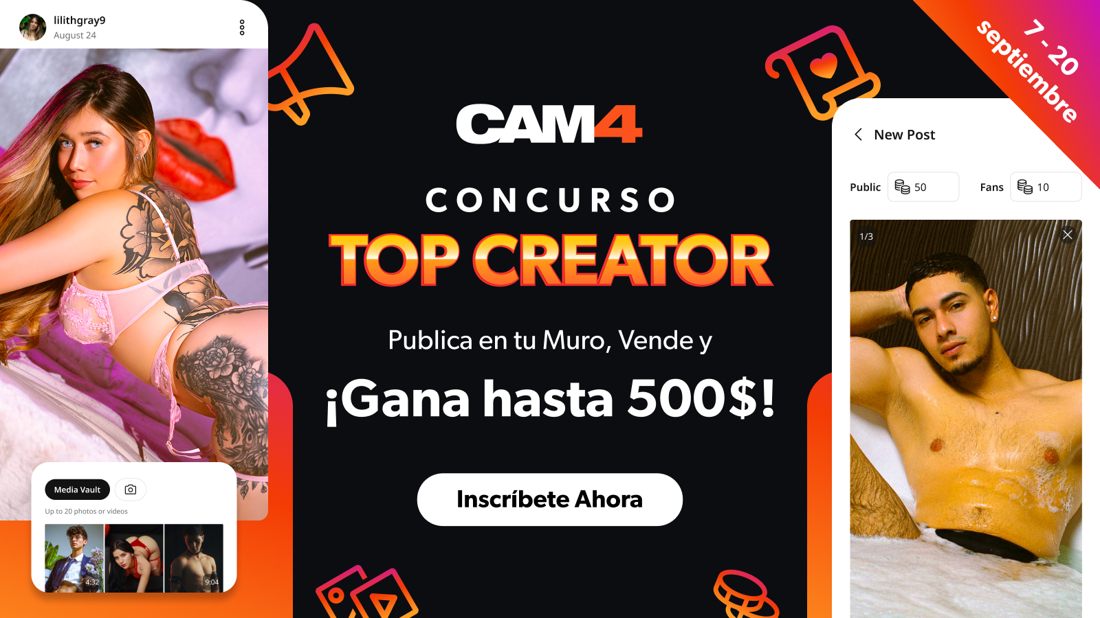 Top Creator Contest – Alimenta a tus fans