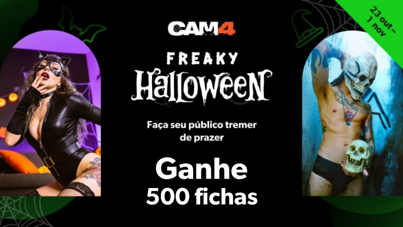 Concurso Freaky Halloween do CAM4