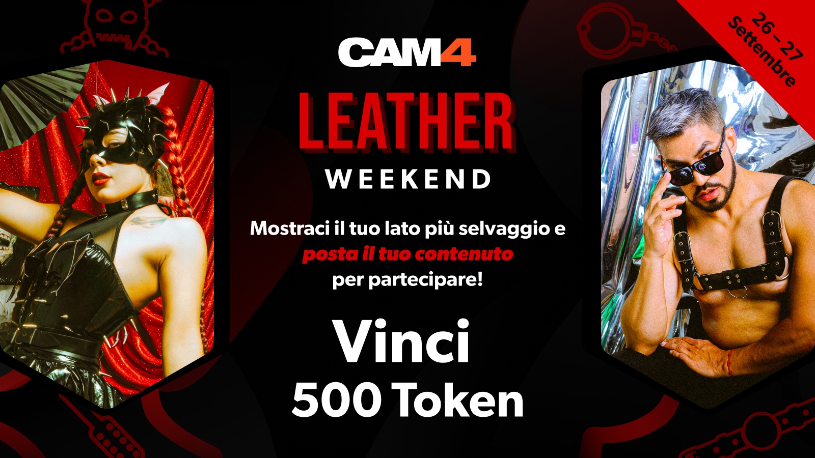 CAM4 Leather Weekend - 26-27 settembre