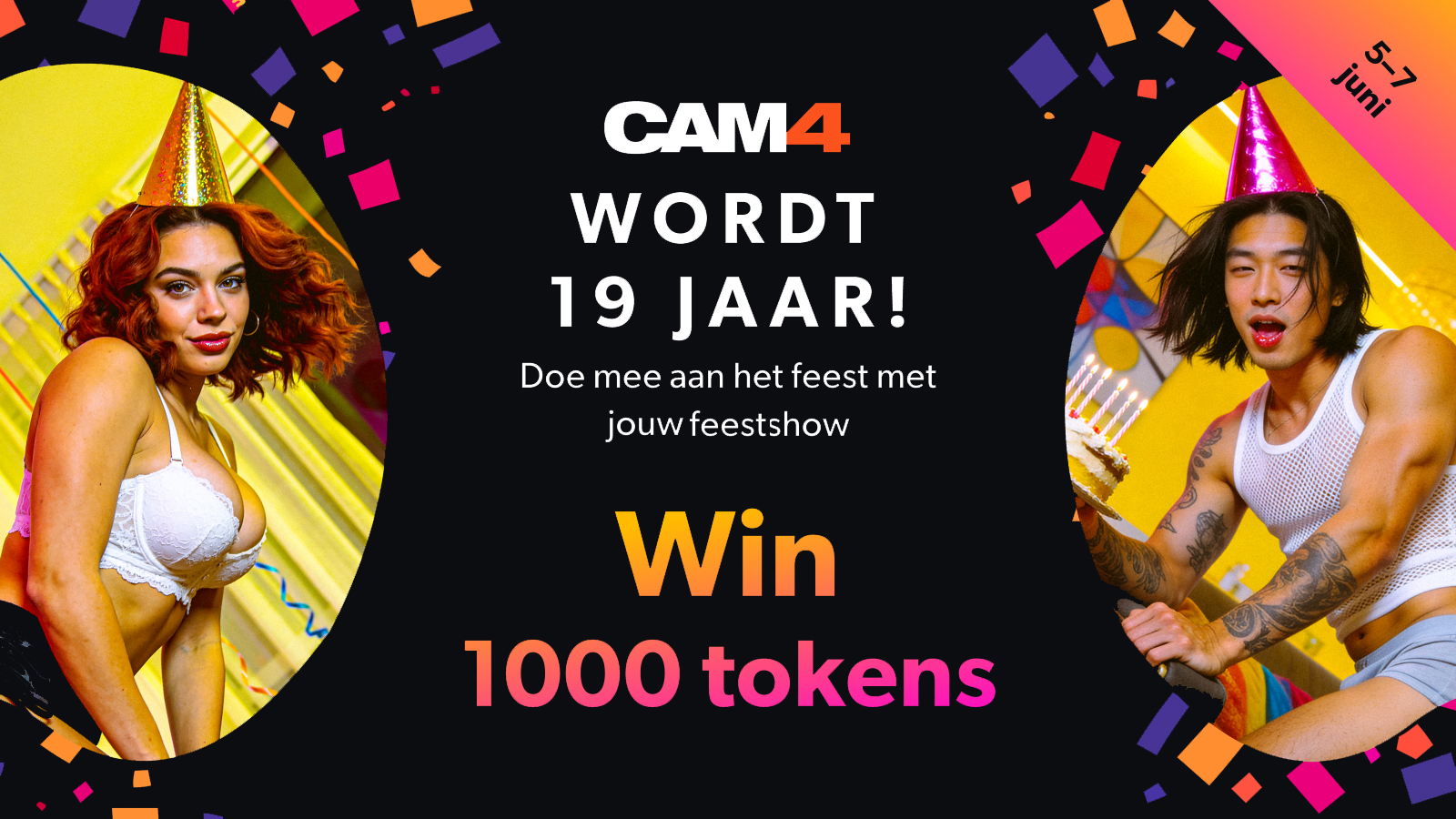 CAM4 19e Verjaardag Birthday Bash