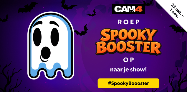 Let op, Spooky BOOOster komt eraan!