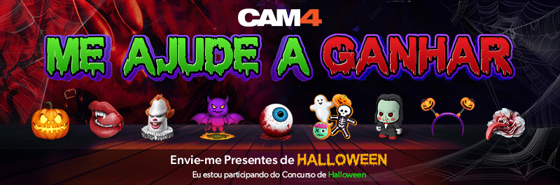 Ajude-me a Ganhar o Concurso de Presentes Halloween CAM4