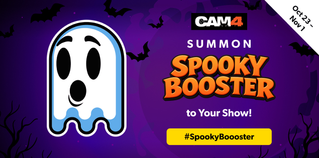 Spooky BOOOster is back for Halloween on CAM4