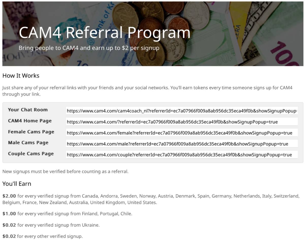 Referral links voorbeeld
